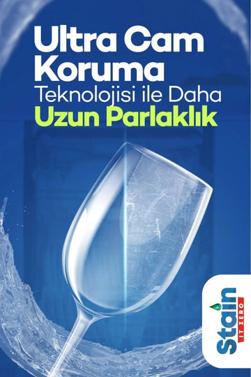 Stain İt Zero Hepsi Bir Arada Toz Bulaşık Makinesi Deterjanı - 40 Yıkama