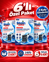 Çamaşır ve Bulaşık Makinesi Temizleyici 6’lı Set – Kireç, Yağ ve Kalıntıları Giderir 2x100 G (Kopya)