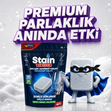 Stain İt Zero Hepsi Bir Arada Bulaşık Makinesi Tableti & Zorlu Kirlerde Güçlü Sonuç - 30 Yıkama